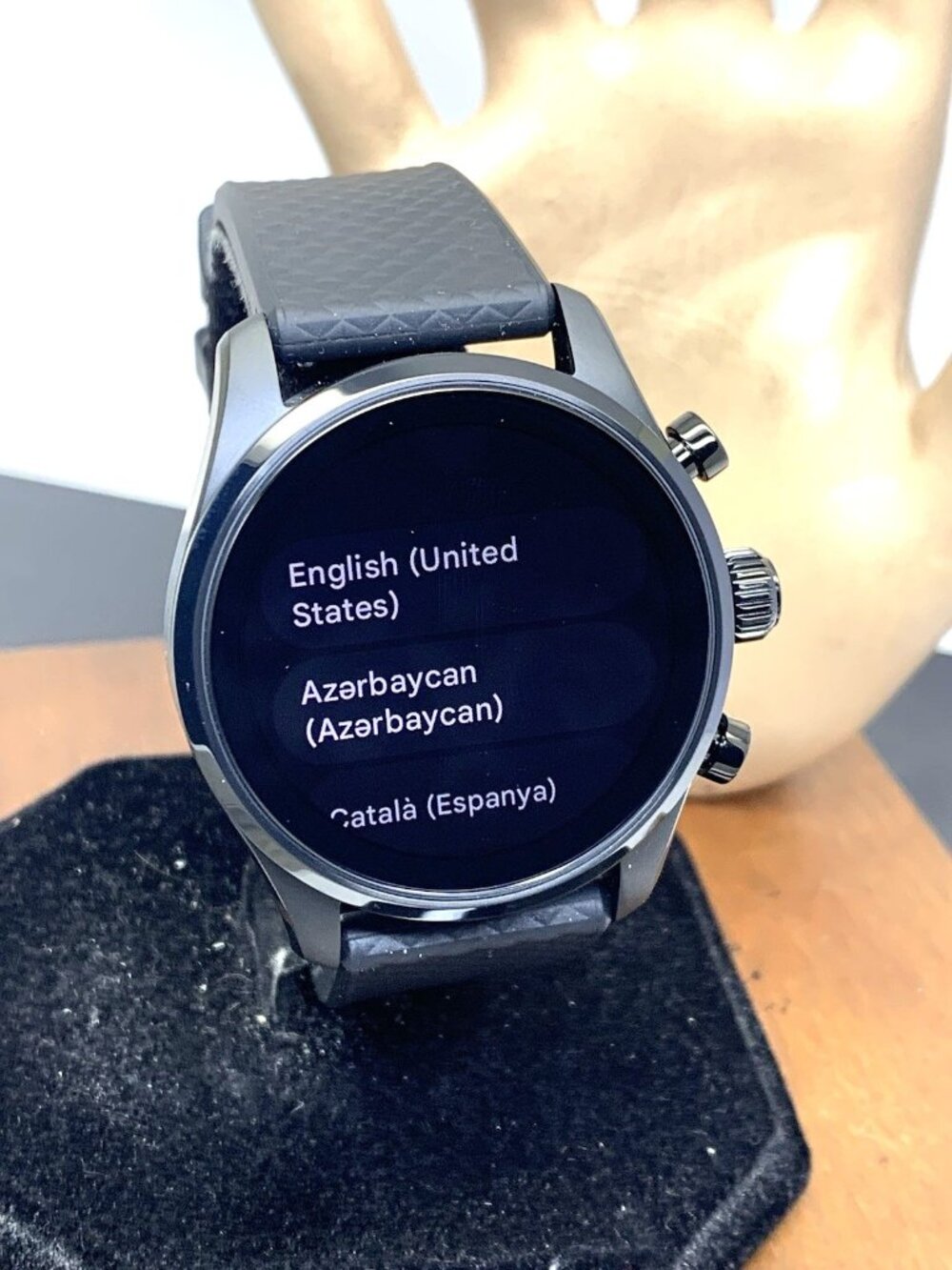 Montblanc Summit 3 Men's Watch Smartwatch Titanium Case Black Rubber Strap 42mm